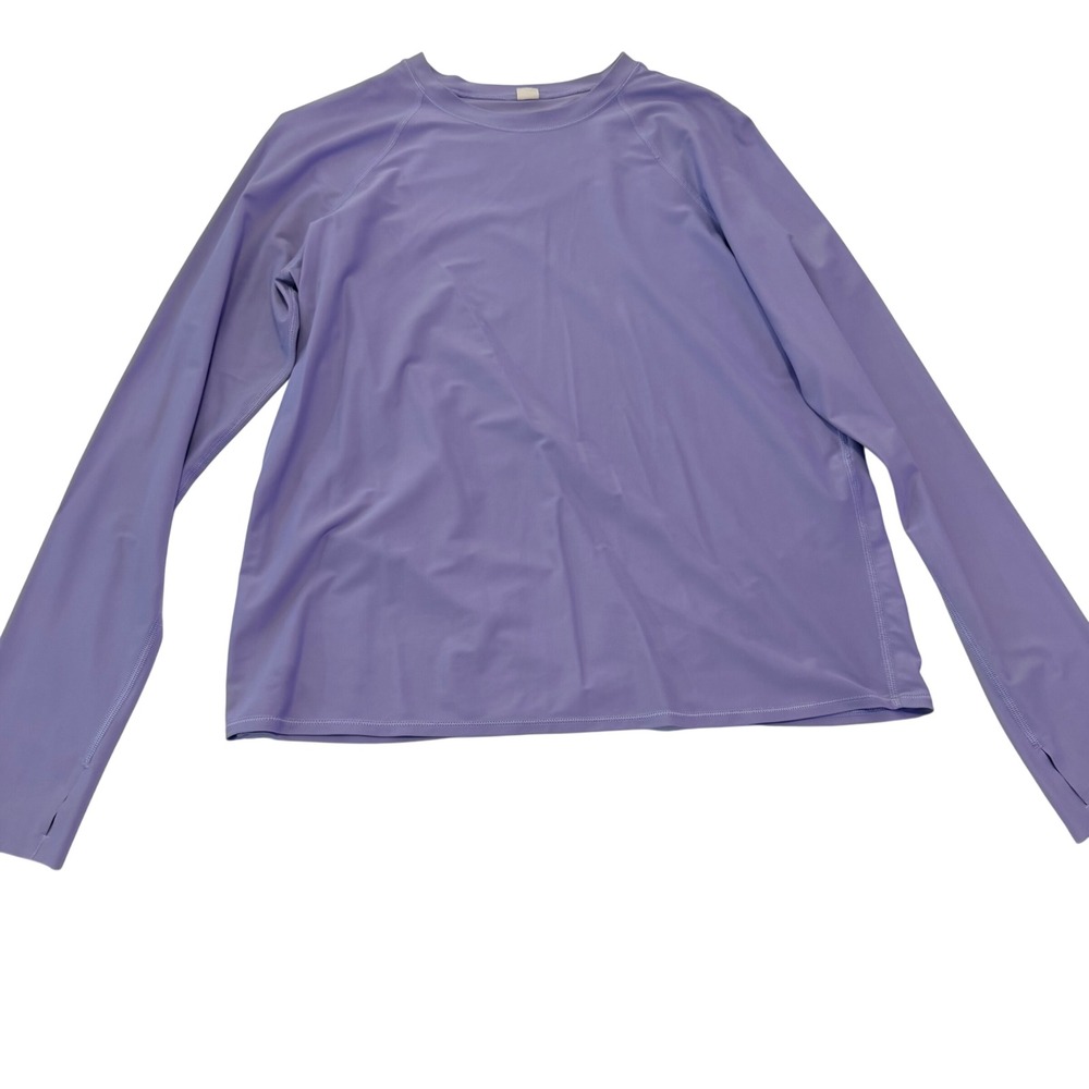 Lululemon‎ Purple Long Sleeve Activewear Top Tulip Back Thumbholes Small